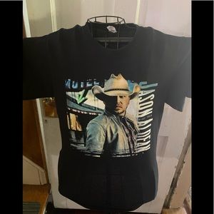 Jason aldean concert shirt soze small unisex